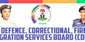 CDCFIB announces 2025 Massive recruitment into Civil Defence, Fire Service, Immigration, and Correctional Service.